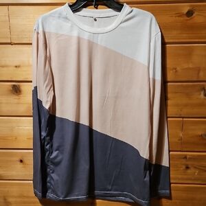 Men's Multicolor Long Sleeve Shirt